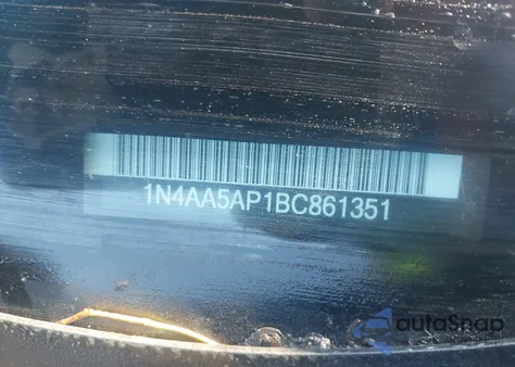 2011 Nissan Maxima S/Sv из США, поврежденный, VIN 1N4AA5AP1BC861351